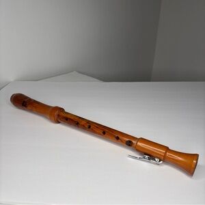 Whitehall Vintage Wood Recorder Flute Musical  Instrument